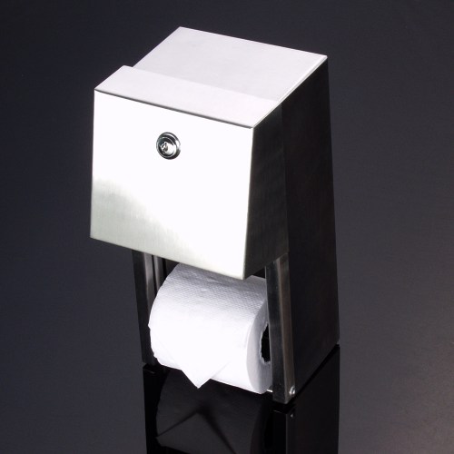 Surface Mount Double Roll Toilet Paper Dispenser 